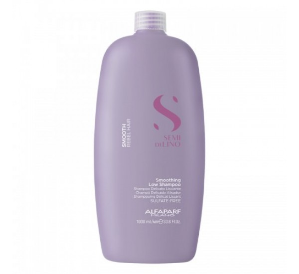 ЗАГЛАЖДАЩ ШАМПОАН ЗА ЦЪФТЯЩА И НЕПОКОРНА КОСА ALFAPARF SEMI DI LINO SMOOTH SHAMPOO 1000ML